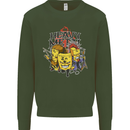 Heavy Metal Chemistry Periodic Table Mens Sweatshirt Jumper Forest Green