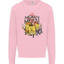 Heavy Metal Chemistry Periodic Table Mens Sweatshirt Jumper Light Pink