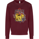 Heavy Metal Chemistry Periodic Table Mens Sweatshirt Jumper Maroon