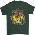 Heavy Metal Chemistry Periodic Table Mens T-Shirt Cotton Gildan Forest Green