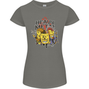 Heavy Metal Chemistry Periodic Table Womens Petite Cut T-Shirt Charcoal