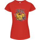 Heavy Metal Chemistry Periodic Table Womens Petite Cut T-Shirt Red