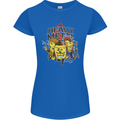 Heavy Metal Chemistry Periodic Table Womens Petite Cut T-Shirt Royal Blue