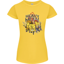 Heavy Metal Chemistry Periodic Table Womens Petite Cut T-Shirt Yellow