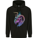 Heavy Metal Music Goat Skull Death Mens 80% Cotton Hoodie Black