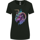 Heavy Metal Music Goat Skull Death Womens Wider Cut T-Shirt Black