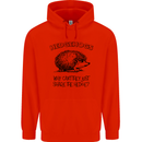 Hedgehogs Just Share the Hedge Funny Childrens Kids Hoodie Bright Red