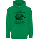 Hedgehogs Just Share the Hedge Funny Childrens Kids Hoodie Irish Green