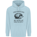 Hedgehogs Just Share the Hedge Funny Childrens Kids Hoodie Light Blue