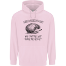 Hedgehogs Just Share the Hedge Funny Childrens Kids Hoodie Light Pink