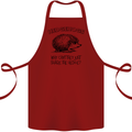 Hedgehogs Just Share the Hedge Funny Cotton Apron 100% Organic Maroon