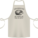 Hedgehogs Just Share the Hedge Funny Cotton Apron 100% Organic Natural