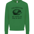 Hedgehogs Just Share the Hedge Funny Kids Sweatshirt Jumper Irish Green
