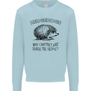 Hedgehogs Just Share the Hedge Funny Kids Sweatshirt Jumper Light Blue