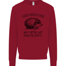 Hedgehogs Just Share the Hedge Funny Kids Sweatshirt Jumper Red