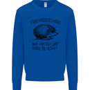 Hedgehogs Just Share the Hedge Funny Kids Sweatshirt Jumper Royal Blue