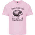 Hedgehogs Just Share the Hedge Funny Kids T-Shirt Childrens Light Pink
