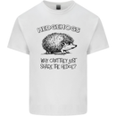 Hedgehogs Just Share the Hedge Funny Kids T-Shirt Childrens White