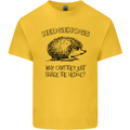 Hedgehogs Just Share the Hedge Funny Kids T-Shirt Childrens Yellow