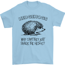 Hedgehogs Just Share the Hedge Funny Mens T-Shirt Cotton Gildan Light Blue
