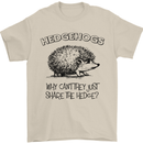 Hedgehogs Just Share the Hedge Funny Mens T-Shirt Cotton Gildan Sand