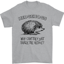 Hedgehogs Just Share the Hedge Funny Mens T-Shirt Cotton Gildan Sports Grey
