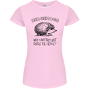 Hedgehogs Just Share the Hedge Funny Womens Petite Cut T-Shirt Light Pink