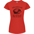 Hedgehogs Just Share the Hedge Funny Womens Petite Cut T-Shirt Red