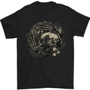 Hell Hope Horrible Skulls Gothic Biker Mens T-Shirt Cotton Gildan Black