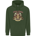 Hell Riders Motorcycle Motorbike Biker Childrens Kids Hoodie Forest Green