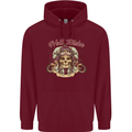 Hell Riders Motorcycle Motorbike Biker Childrens Kids Hoodie Maroon
