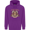 Hell Riders Motorcycle Motorbike Biker Childrens Kids Hoodie Purple