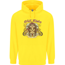 Hell Riders Motorcycle Motorbike Biker Childrens Kids Hoodie Yellow