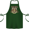 Hell Riders Motorcycle Motorbike Biker Cotton Apron 100% Organic Forest Green