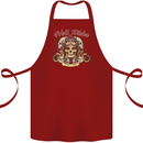 Hell Riders Motorcycle Motorbike Biker Cotton Apron 100% Organic Maroon