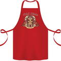 Hell Riders Motorcycle Motorbike Biker Cotton Apron 100% Organic Red