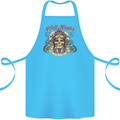 Hell Riders Motorcycle Motorbike Biker Cotton Apron 100% Organic Turquoise