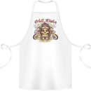 Hell Riders Motorcycle Motorbike Biker Cotton Apron 100% Organic White