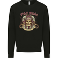 Hell Riders Motorcycle Motorbike Biker Kids Sweatshirt Jumper Black