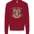 Hell Riders Motorcycle Motorbike Biker Kids Sweatshirt Jumper Red