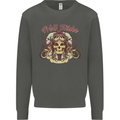 Hell Riders Motorcycle Motorbike Biker Kids Sweatshirt Jumper Storm Grey