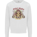 Hell Riders Motorcycle Motorbike Biker Kids Sweatshirt Jumper White
