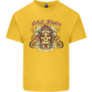 Hell Riders Motorcycle Motorbike Biker Kids T-Shirt Childrens Yellow