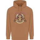 Hell Riders Motorcycle Motorbike Biker Mens 80% Cotton Hoodie Caramel Latte