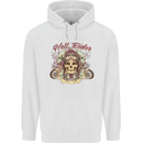 Hell Riders Motorcycle Motorbike Biker Mens 80% Cotton Hoodie White