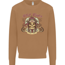 Hell Riders Motorcycle Motorbike Biker Mens Sweatshirt Jumper Caramel Latte