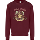 Hell Riders Motorcycle Motorbike Biker Mens Sweatshirt Jumper Maroon