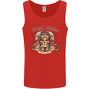 Hell Riders Motorcycle Motorbike Biker Mens Vest Tank Top Red