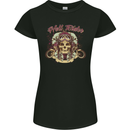 Hell Riders Motorcycle Motorbike Biker Womens Petite Cut T-Shirt Black
