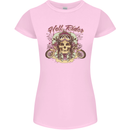 Hell Riders Motorcycle Motorbike Biker Womens Petite Cut T-Shirt Light Pink